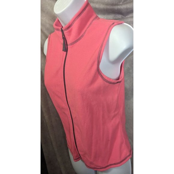Old Navy Pink And Grey Fleece Vest - Picture 8 of 9